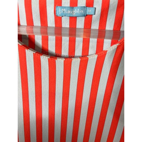 J. McLaughlin Helena Vertical Stripe Dress‎ Size Medium Vertical Stripe Pattern - Picture 5 of 9